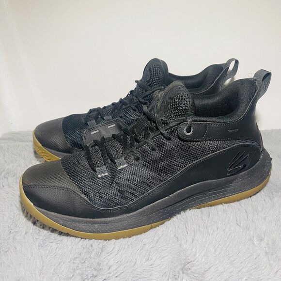 Under Armour Curry 3Z5 Basketball Shoe Men’s Size 13 3023087-003 Black Brown - Picture 1 of 14